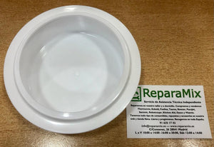 Tapa blanca  de recipiente metálico inox Pacojet